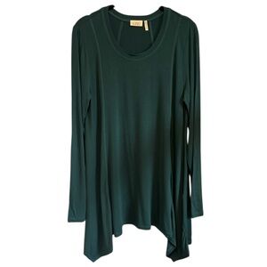 LOGO Lori Goldstein Long Sleeve Tunic Top